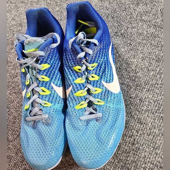 Nike Shoes - Nike Zoom Rival D Womens 10 Track Spikes Racing Shoes Cross Country Blue